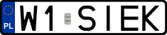 License plates of Poland, Vanity Plates