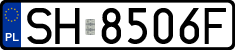 License plates of Poland, Regular car plates
