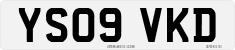 License plate of the United Kingdom, 2001 year system