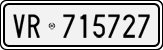 License plate of Italy, Cars (1927 year series)