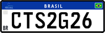 License plate of Brazil, Private owners (Mercosul)