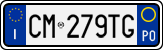 License plate of Italy, Cars (1994 year series)