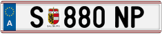 License plate of Austria, Regular plates