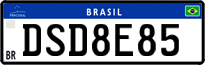 License plate of Brazil, Private owners (Mercosul)