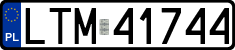 License plates of Poland, Regular car plates