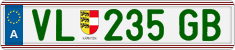 License plate of Austria, Regular plates