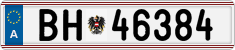 License plate of Austria, Official services and consulates