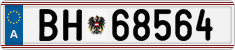 License plate of Austria, Official services and consulates