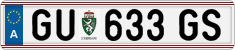 License plate of Austria, Regular plates