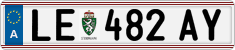 License plate of Austria, Regular plates