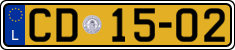 License plate of Luxembourg, Diplomatic
