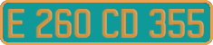 French license plate, Diplomatic