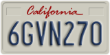 California, Passenger Car (1ABC234)