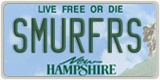 New Hampshire, Vanity Plates