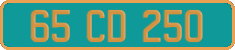 French license plate, Diplomatic