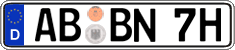 German license plate, Plates for oldtimers (type 