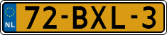License plate of the Netherlands, Heavy Commercial Vehicles (1994 system)