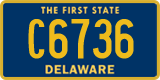 Delaware, Commercial vehicles (C12345)