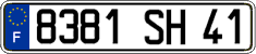 French license plate, FNI