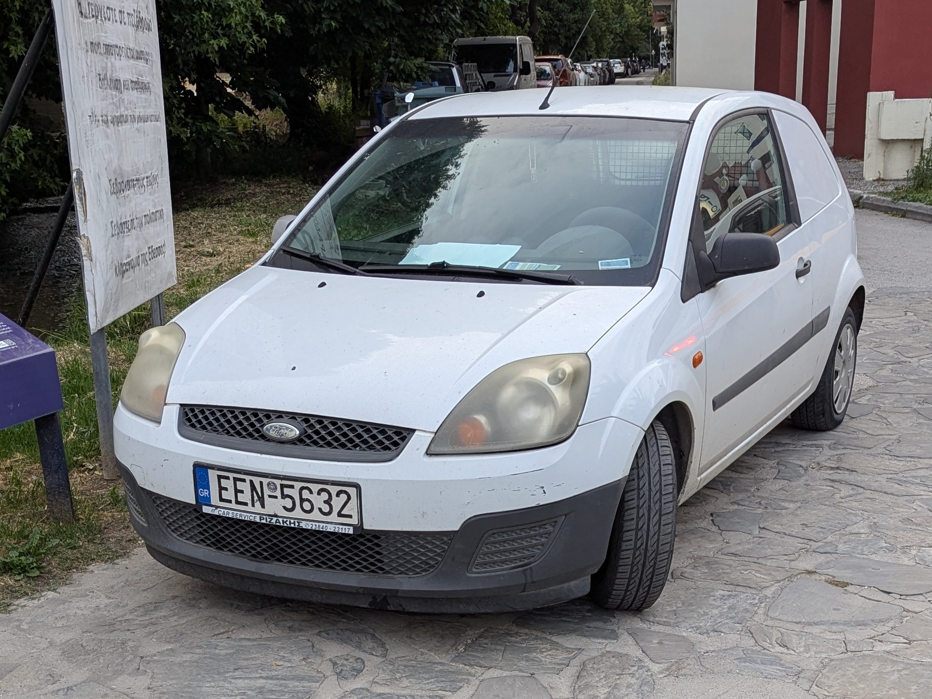 EEN-5632, Ford Fiesta 5th gen 3-door Van (B257), 1st facelift, 2005–2008