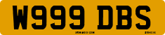 License plate of the United Kingdom, 1983 year system