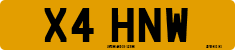 License plate of the United Kingdom, 1983 year system