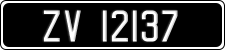 License plate of Ireland, Oldtimers