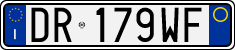 License plate of Italy, Cars (1994 year series)
