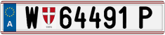 License plate of Austria, Regular plates