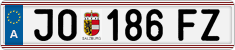 License plate of Austria, Regular plates
