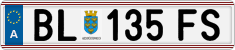License plate of Austria, Regular plates