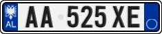 License plate of Albania, Cars (2011)