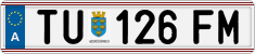 License plate of Austria, Regular plates