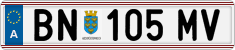 License plate of Austria, Regular plates