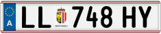 License plate of Austria, Regular plates