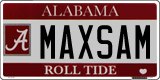 Alabama, Specialty plates