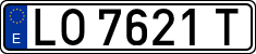 License plates of Spain, 1971 year series