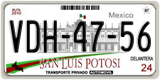 San Luis Potosí, Cars (AAA-00-00)