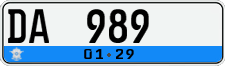 License plate of Indonesia, Regular plates