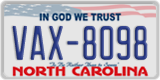 North Carolina, ABC-1234