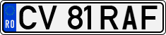 License plate of Romania, Regular plates