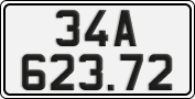 License plate of Vietnam, Cars