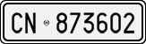 License plate of Italy, Cars (1927 year series)