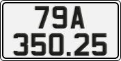 License plate of Vietnam, Cars