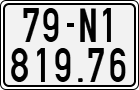 License plate of Vietnam, Motorcycles