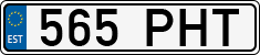 License plate of Estonia, Regular car plates