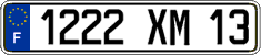 French license plate, FNI