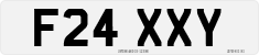 License plate of the United Kingdom, 1983 year system
