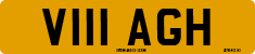 License plate of the United Kingdom, 1983 year system