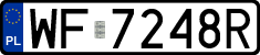 License plates of Poland, Regular car plates
